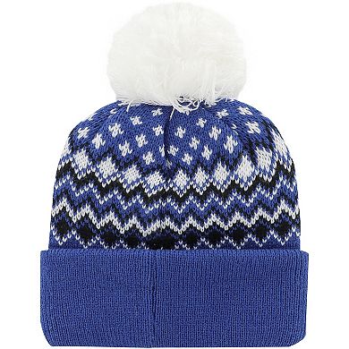 Women's '47 Royal Kentucky Wildcats Elsa Cuffed Knit Hat with Pom