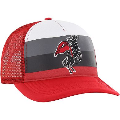 Men's '47 Red Texas Tech Red Raiders Kelso Hitch Adjustable Trucker Hat