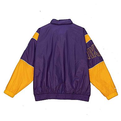 Men's Mitchell & Ness  Purple Minnesota Vikings 1992 Sideline Full-Zip Jacket
