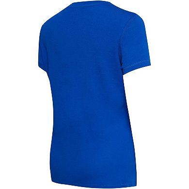 Women's Concepts Sport Royal/Orange New York Mets Arctic T-Shirt & Flannel Pants Sleep Set