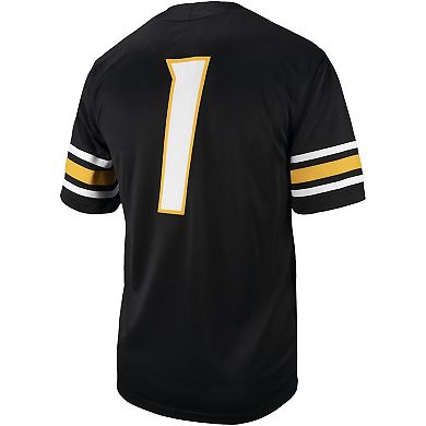 Men's Nike #1 Black Missouri Tigers Untouchable Football Replica Jersey