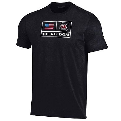 Men's Under Armour Black South Carolina Gamecocks Freedom Performance T-Shirt