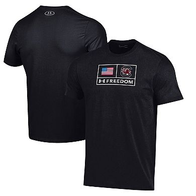 Men's Under Armour Black South Carolina Gamecocks Freedom Performance T-Shirt