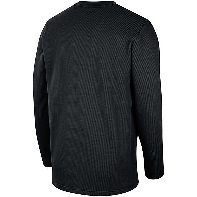 Men's Nike Black Team USA Waffle Knit Long Sleeve T-Shirt