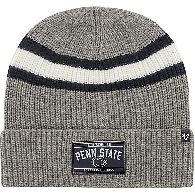 Men's '47 Charcoal Penn State Nittany Lions Penobscot Cuffed Knit Hat