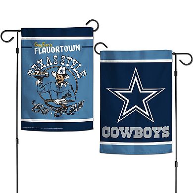 WinCraft Dallas Cowboys NFL x Guy Fieri’s Flavortown 12" x 18" Double-Sided Garden Flag