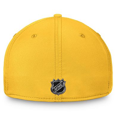 Men's Fanatics Branded Gold Nashville Predators Authentic Pro Rink Flex Hat