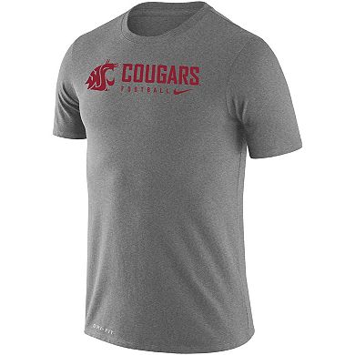 Men's Nike Heather Gray Washington State Cougars Changeover Legend Performance T-Shirt