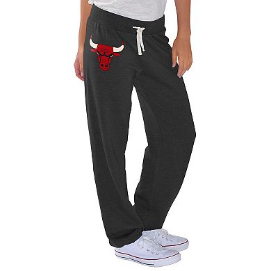 Women's G-III 4Her by Carl Banks Charcoal Chicago Bulls Scrimmage Pants