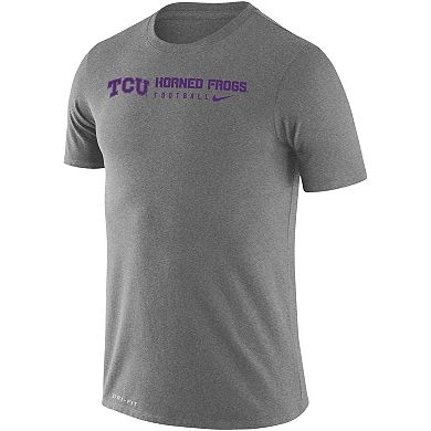 Men's Nike Heather Gray TCU Horned Frogs Changeover Legend Performance T-Shirt