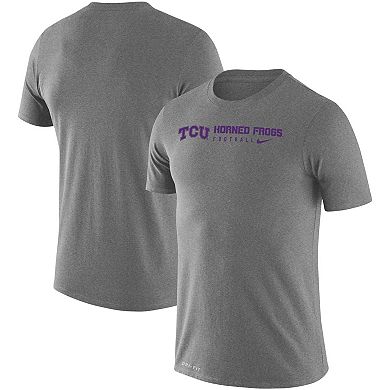 Men's Nike Heather Gray TCU Horned Frogs Changeover Legend Performance T-Shirt