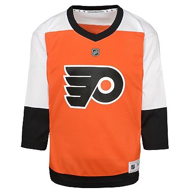 Toddler Carter Hart Burnt Orange Philadelphia Flyers Home Replica Player Jersey