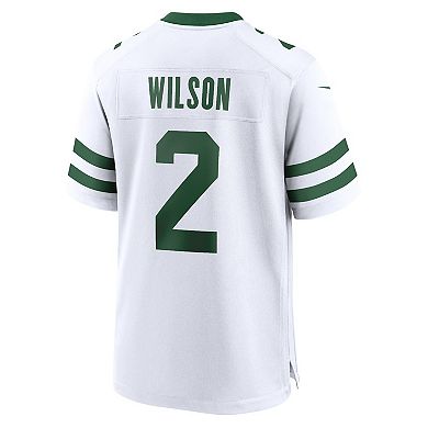 Men's Nike Zach Wilson White New York Jets Alternate Game Jersey