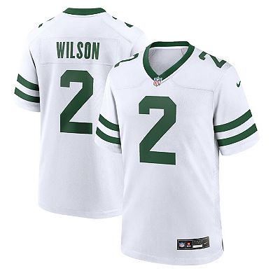 Men's Nike Zach Wilson White New York Jets Alternate Game Jersey