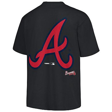 Men's PLEASURES  Black Atlanta Braves Ballpark T-Shirt