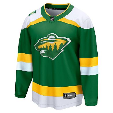 Men's Fanatics Branded Green Minnesota Wild 2023/24 Alternate Premier Breakaway Jersey