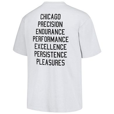 Men's PLEASURES  White Chicago White Sox Precision T-Shirt