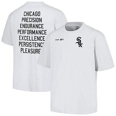 Men's PLEASURES  White Chicago White Sox Precision T-Shirt