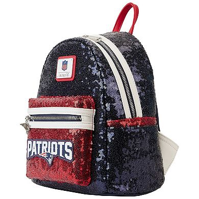 Loungefly New England Patriots Sequin Mini Backpack