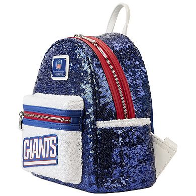 Loungefly New York Giants Sequin Mini Backpack