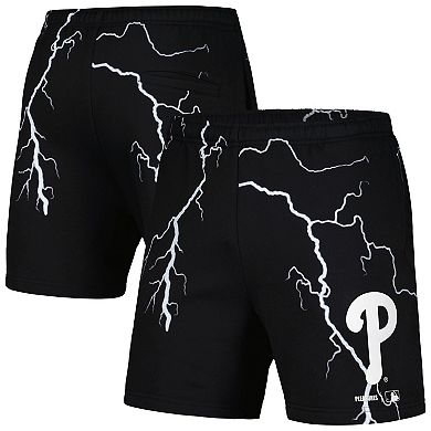 Men's PLEASURES  Black Philadelphia Phillies Lightning Shorts