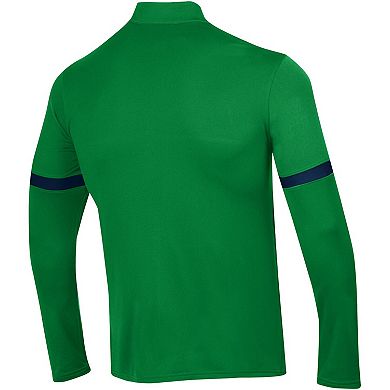 Men's Under Armour Green Notre Dame Fighting Irish 2023 Assist Warm Up Full-Zip Jacket