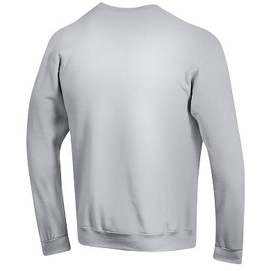 Men's Champion Silver Colorado Buffaloes Arch Over Logo Reverse Weave Pullover Sweatshirt