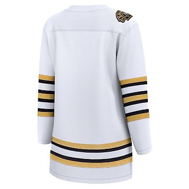 Women's Fanatics Branded  White Boston Bruins 100th Anniversary Premier Breakaway Jersey