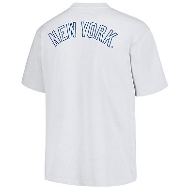 Men's PLEASURES  White New York Yankees Mascot T-Shirt