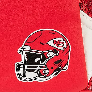 Loungefly Kansas City Chiefs Sequin Mini Backpack