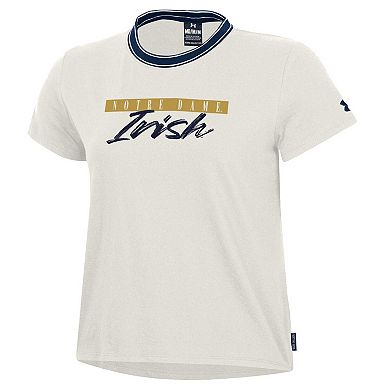 Women's Under Armour White Notre Dame Fighting Irish Iconic T-Shirt