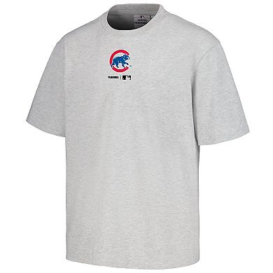 Men's PLEASURES  Gray Chicago Cubs Mascot T-Shirt