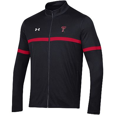 Men's Under Armour Black Texas Tech Red Raiders 2023 Assist Warm Up Full-Zip Jacket