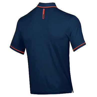 Men's Under Armour Navy Auburn Tigers T2 Tipped Performance Polo