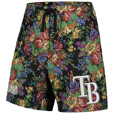 Men's PLEASURES  Black Tampa Bay Rays Floral Shorts