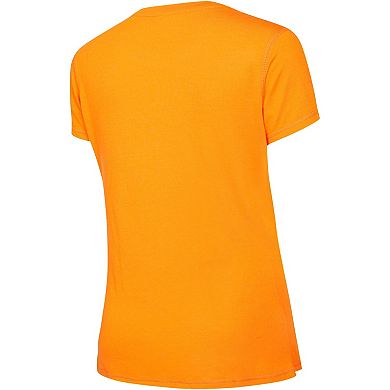 Women's Concepts Sport Orange/White Clemson Tigers Arctic T-Shirt & Flannel Pants Sleep Set