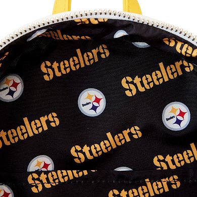 Loungefly Pittsburgh Steelers Sequin Mini Backpack