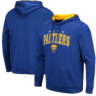 Men's Colosseum Royal Pitt Panthers Resistance Pullover Hoodie