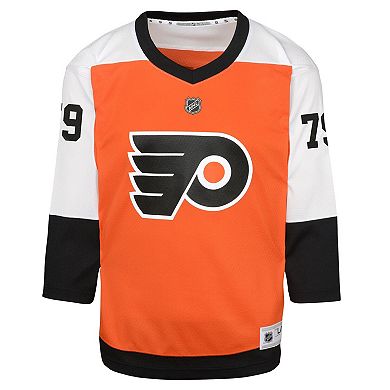 Youth Carter Hart Burnt Orange Philadelphia Flyers Home Replica Player Jersey