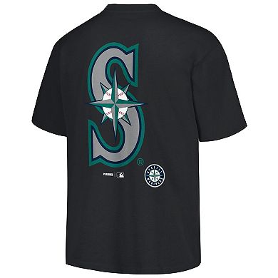 Men's PLEASURES  Black Seattle Mariners Ballpark T-Shirt