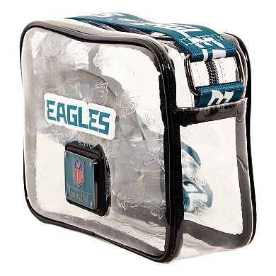 Women's Loungefly Philadelphia Eagles Clear Crossbody Bag