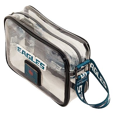 Women's Loungefly Philadelphia Eagles Clear Crossbody Bag