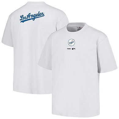 Men's PLEASURES  White Los Angeles Dodgers Mascot T-Shirt