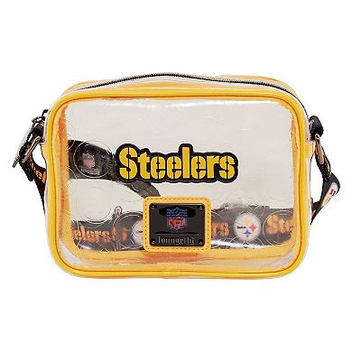 Women's Loungefly Pittsburgh Steelers Clear Crossbody Bag