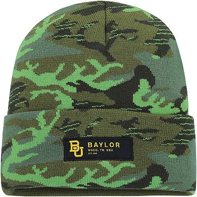 Men's Nike Camo Baylor Bears Veterans Day Cuffed Knit Hat