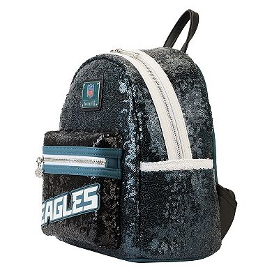 Loungefly Philadelphia Eagles Sequin Mini Backpack