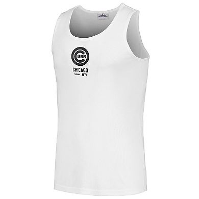 Men's PLEASURES  White Chicago Cubs Two-Pack Tank Top