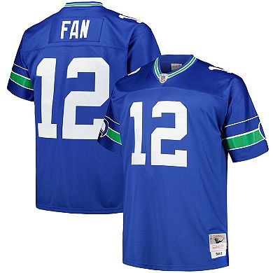 Men's Mitchell & Ness 12th Fan Royal Seattle Seahawks Big & Tall Legacy Retired Player Jersey