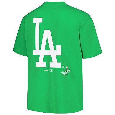 Men's PLEASURES  Green Los Angeles Dodgers Ballpark T-Shirt