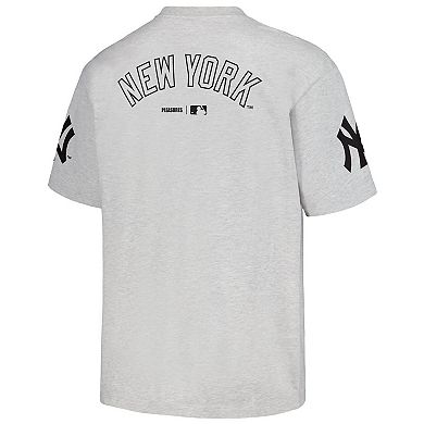 Men's PLEASURES  Gray New York Yankees Team T-Shirt